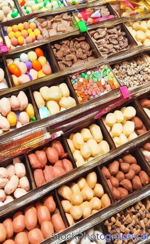 Peanut candy -Traditional confectionery from Asia,