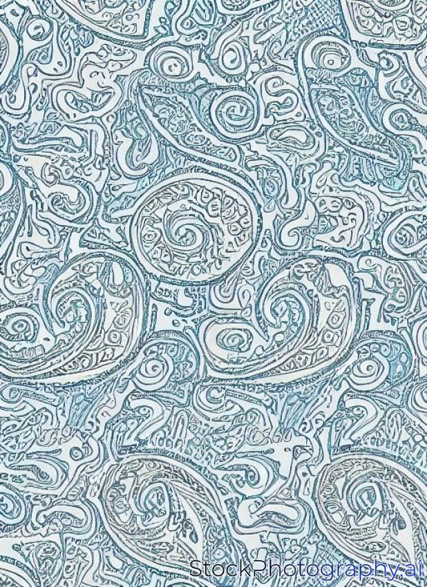 high resolution printable paisley design for textile and digital - illustrations