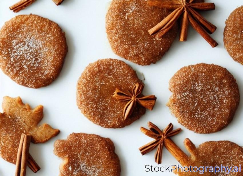 Honey cookies with cinnamon and anise