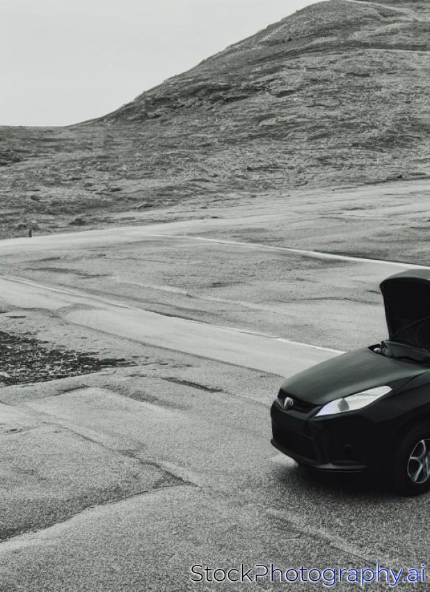 isolated car beacon