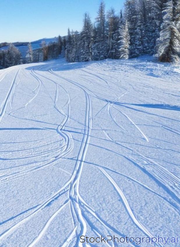 ski tracks