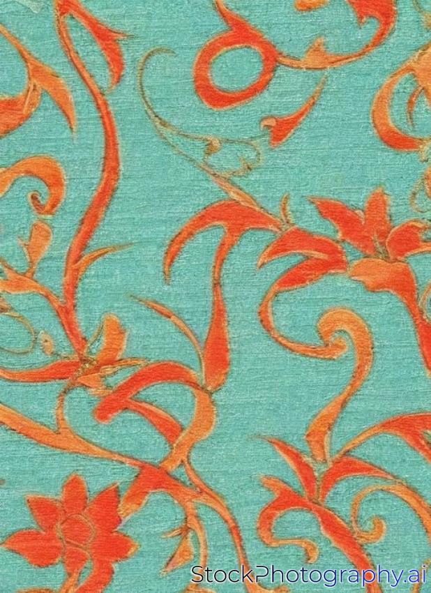 oriental vibrant silk texture. More of this motif & more decors in my port.
