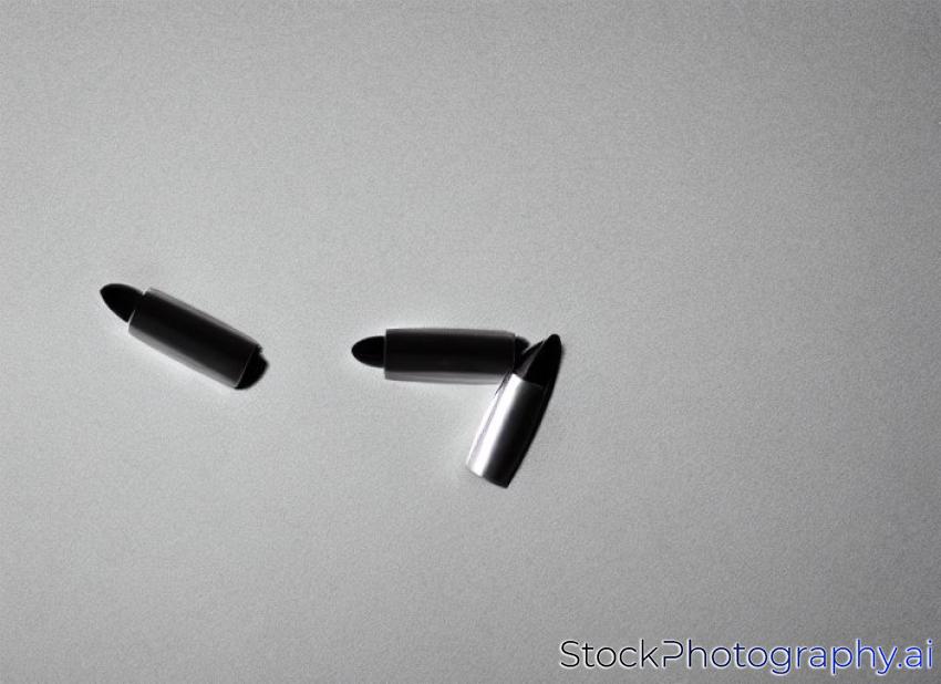 couple of bullets isolated on white background