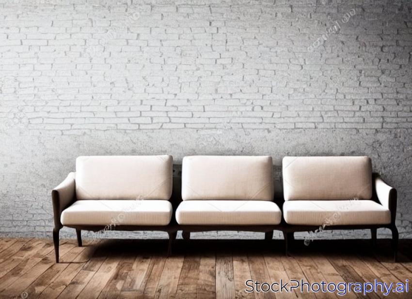 set of  vintage style sofas isolated on white background.