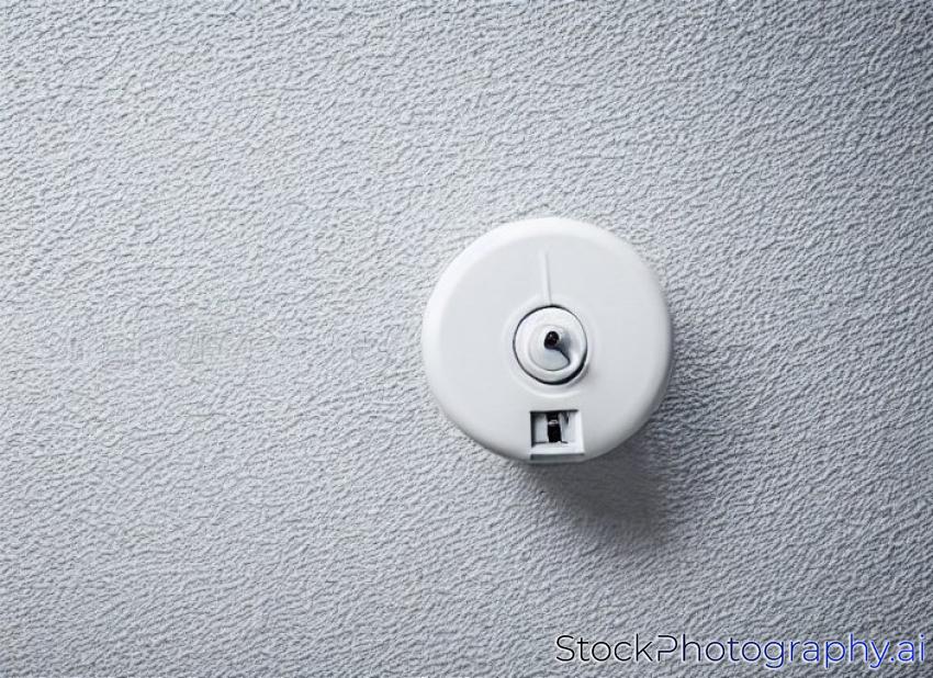 fire alarm light on white backgrounds, isolated